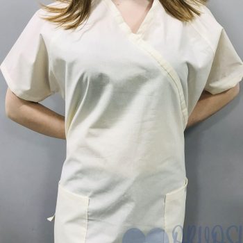 egyszínű Orvosi-Nővérke tunika - halványsárga