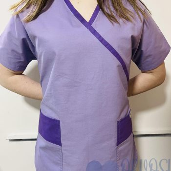 egyszínű Orvosi-Nővérke tunika - lila