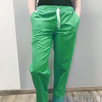 egyszínű fűzöld orvosi nadrág