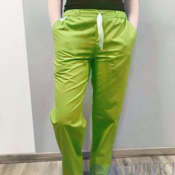 egyszínű kivizöld orvosi nadrág