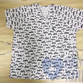 mintás Orvosi-Nővérke tunika - motoros