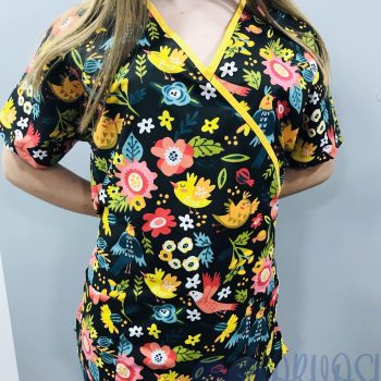 mintás Orvosi-Nővérke tunika - népmintás