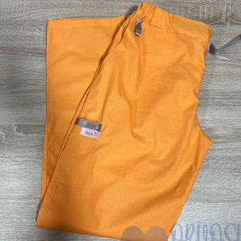 egyszínű narancssárga orvosi nadrág