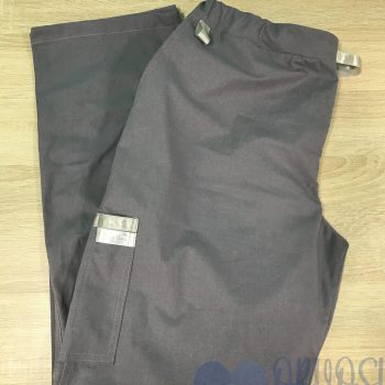 egyszínű sötétszürke orvosi nadrág