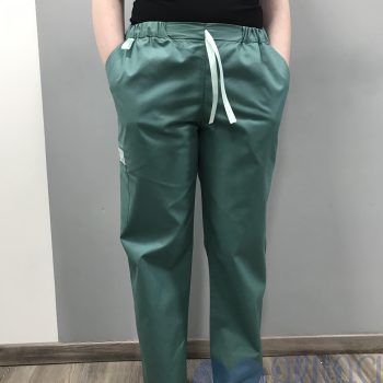 egyszínű türkizzöld orvosi nadrág