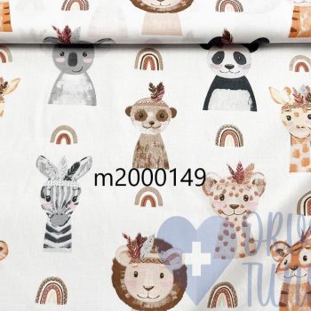 Anyagminta - indián oroszlános - orvosi tunika