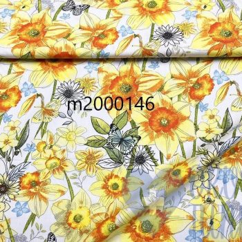 Anyagminta - napraforgós-pillangós - orvosi tunika