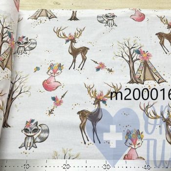 Anyagminta - virágos-sátras állatos - orvosi tunika