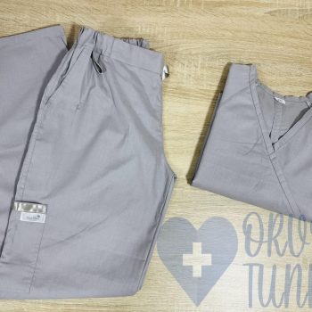 Orvosi-Nővérke tunika+nadrág szett - szürke