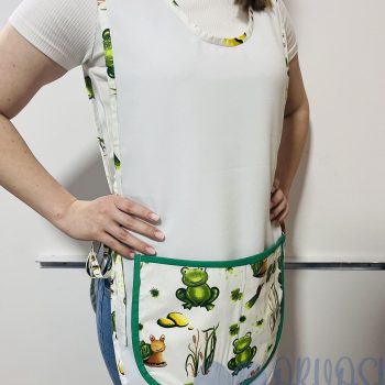 Fehér lapköpeny – békás oldalról