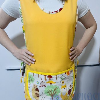 Napsárga lapköpeny – fehér erdős