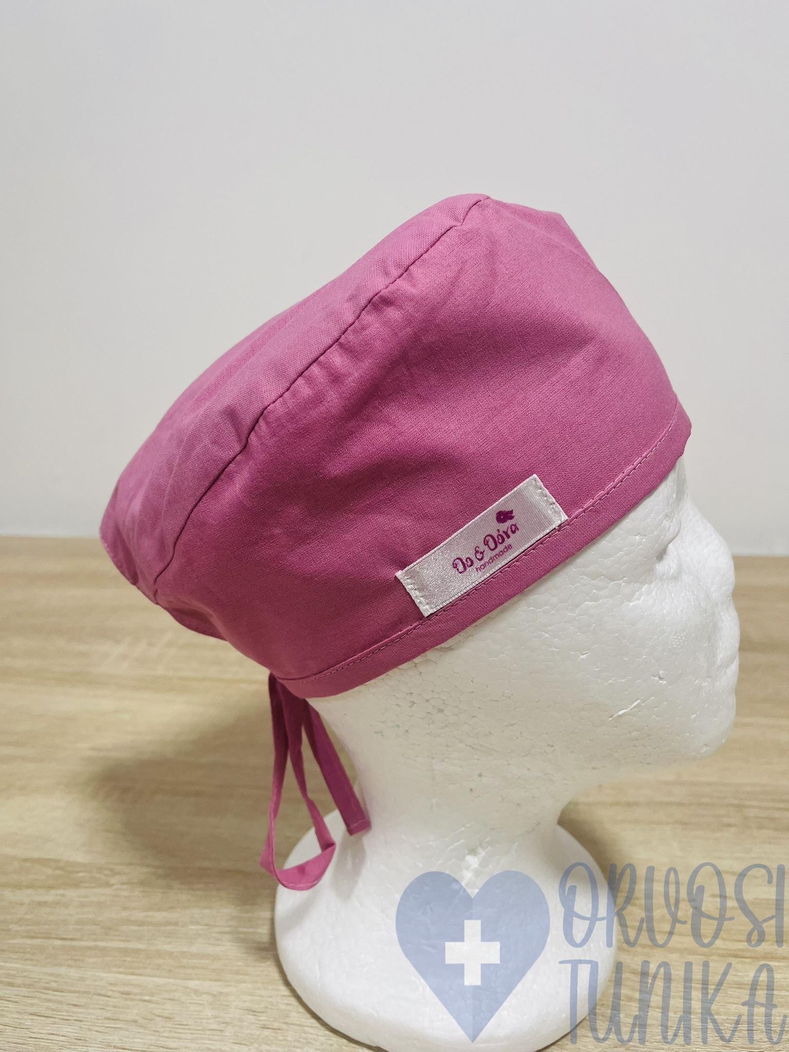 egyszínű Műtős sapka - mályva