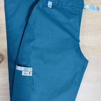 egyszínű petrol orvosi nadrág