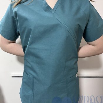 egyszínű Orvosi-Nővérke tunika - petrol