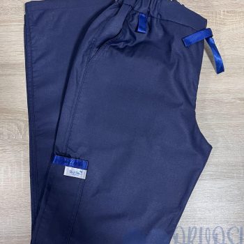 egyszínű sötétkék orvosi nadrág