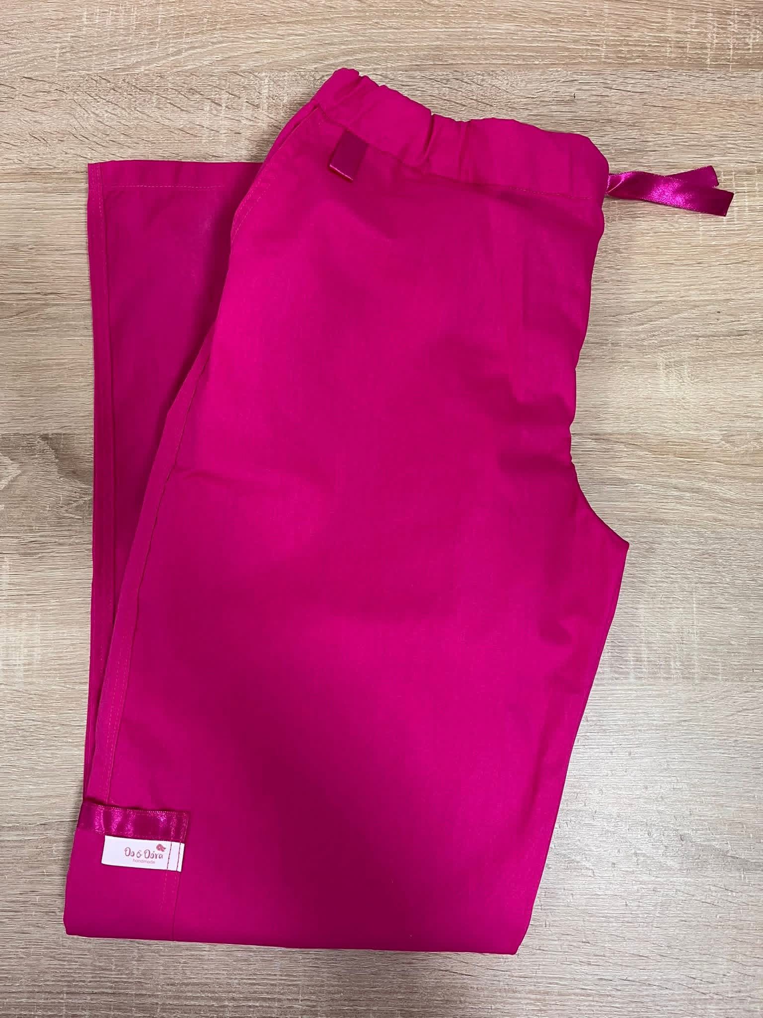 Pink orvosi nadrág készletes
